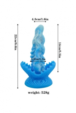 Mavi Canavar Dildo Model 4